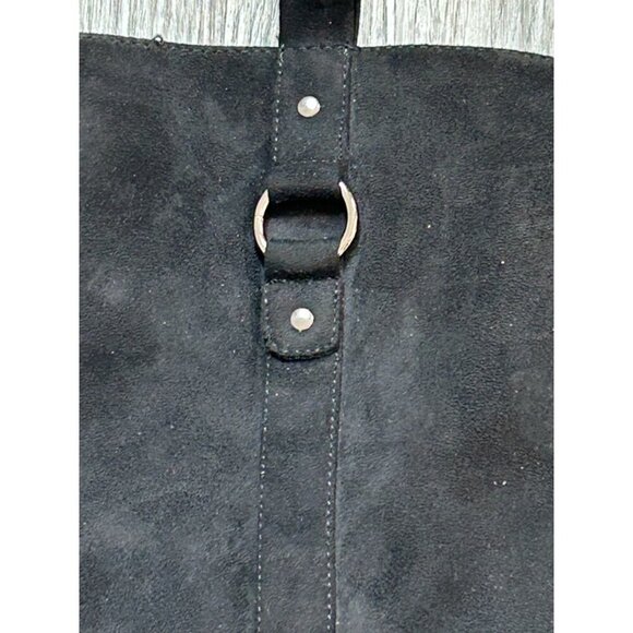 Patrizia Womens Black Microsuede Mid-Calf Chunky Heel Starlie Tall Boots Size 40 - Picture 6 of 11